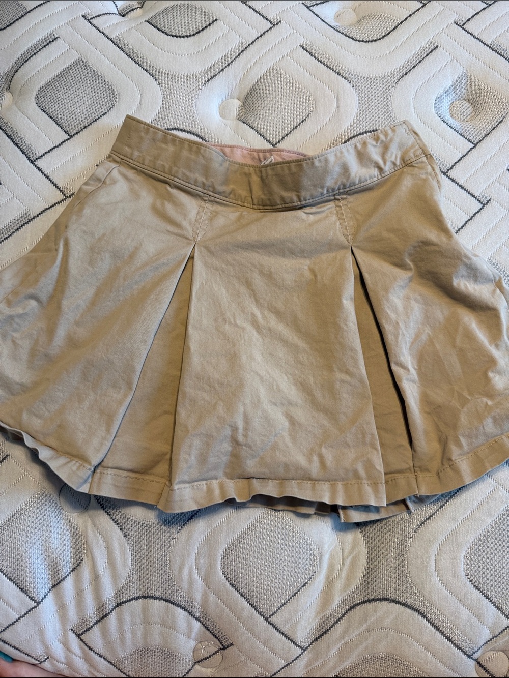 Uniform Skort GAP Girls Khaki Pleated Skort